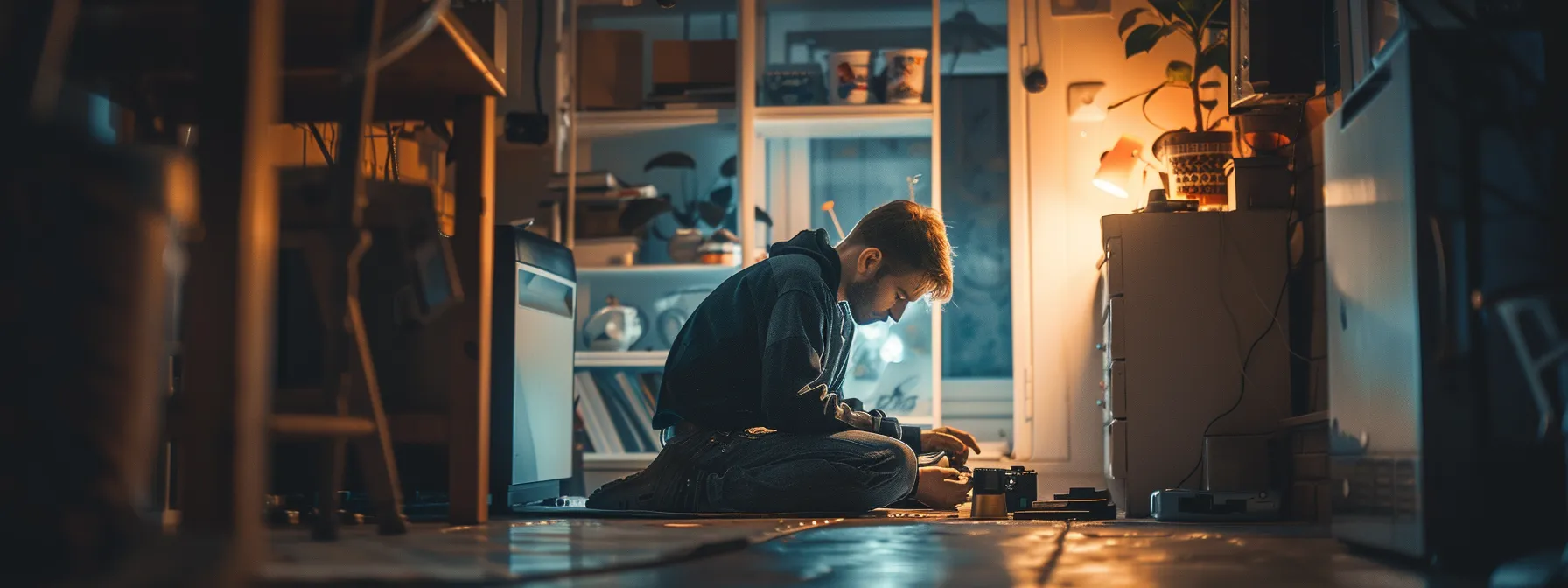 a locksmith creating a blog post or instructional video answering common questions about locks.