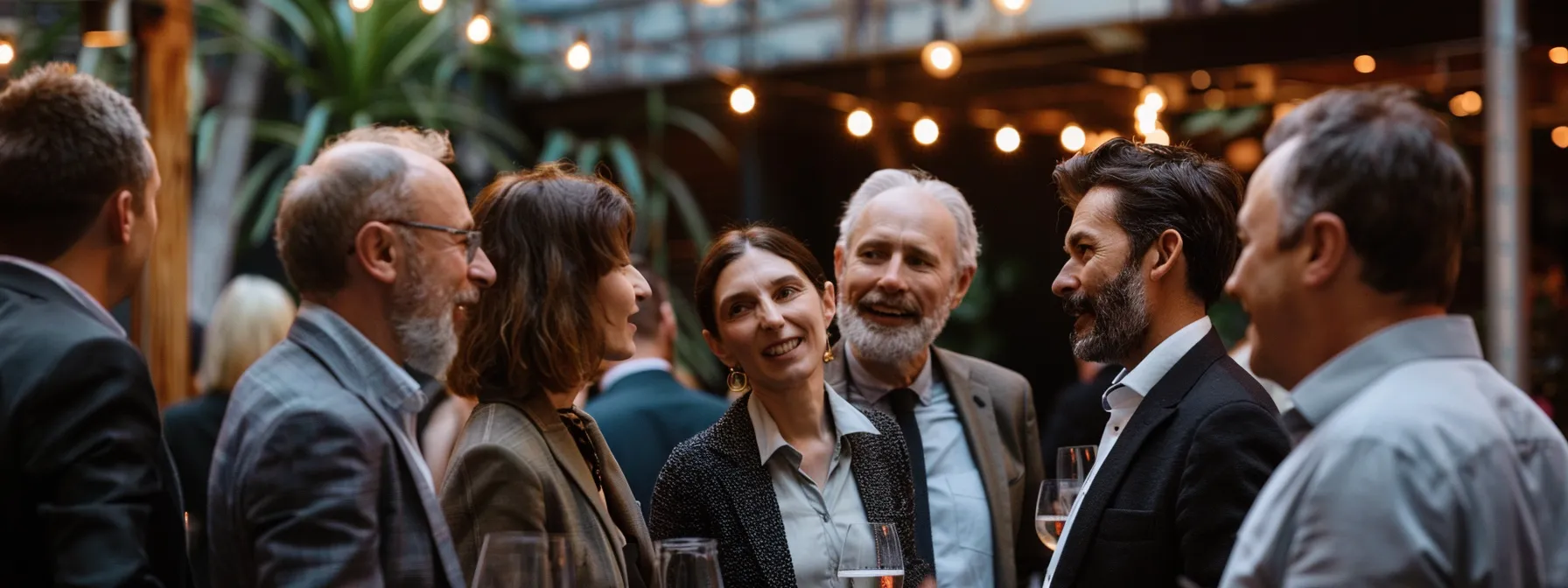 a group of business owners networking at a local event in melbourne.