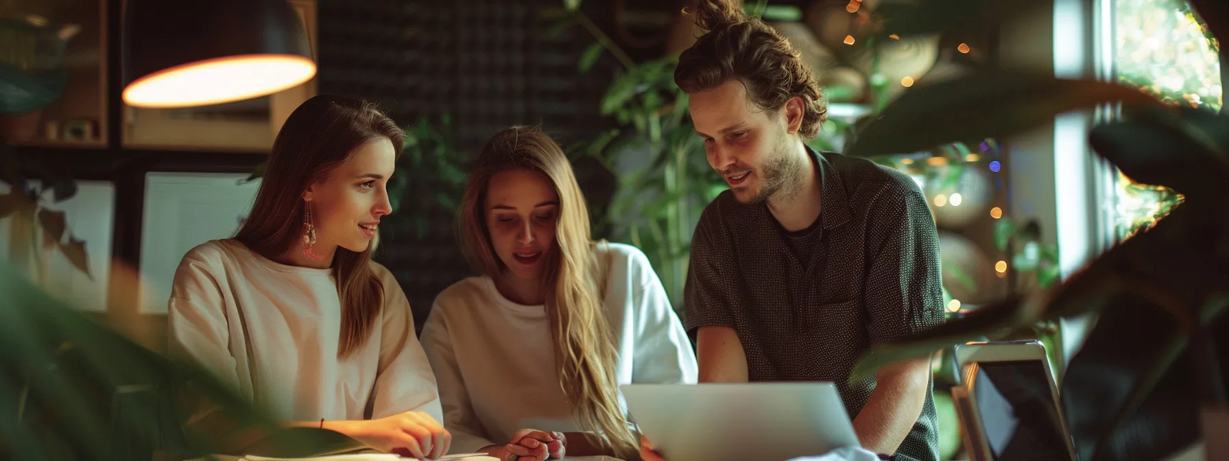 a digital marketing agency team analyzing data and keywords for a melbourne business's seo strategy.