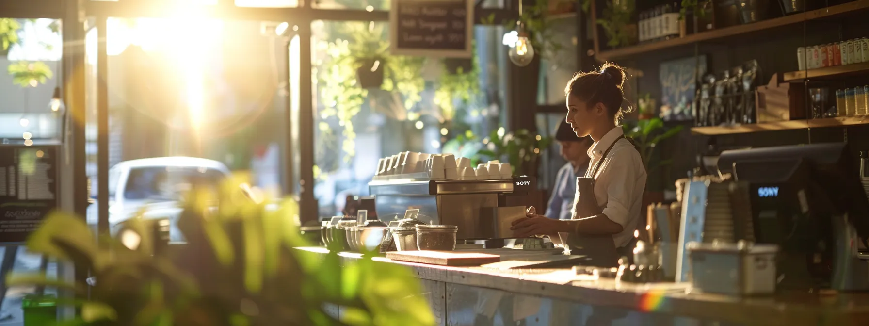 a business owner optimizing their google my business listing in melbourne.