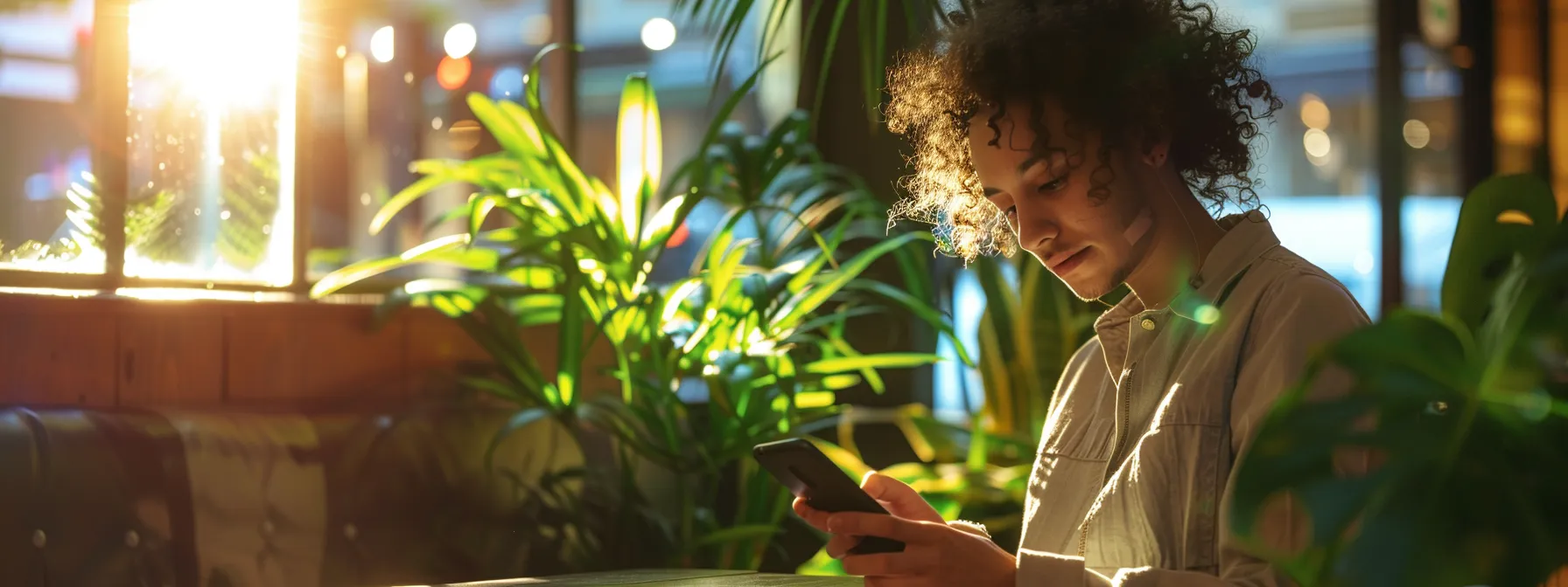 a person using a mobile phone in melbourne while browsing a fast-loading website.